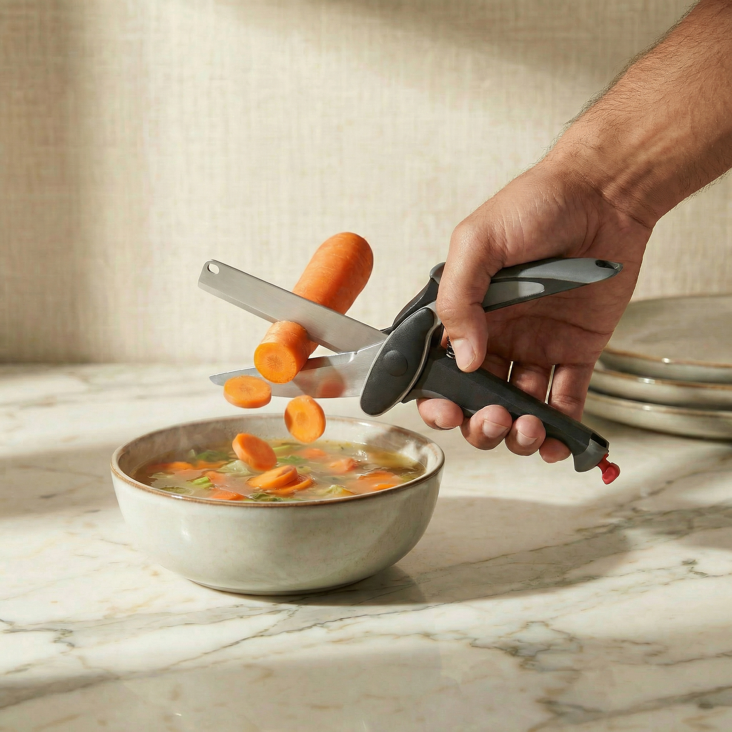 Cuchillo Tijeras Chefsitos | Utensilio de cocina multifuncional y práctico
