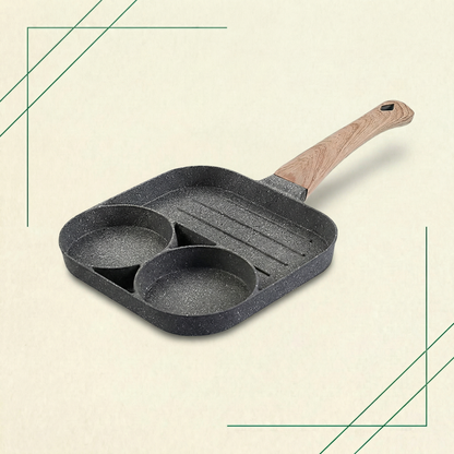 Sartén 3 en 1 Chefsitos | Cocina varios alimentos a la vez